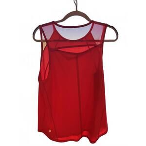 Lululemon Red Sculpt Tank - Size 10-12